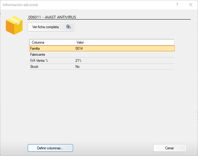Información adicional