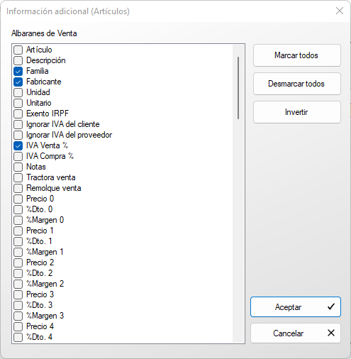 Definir columnas a visualizar