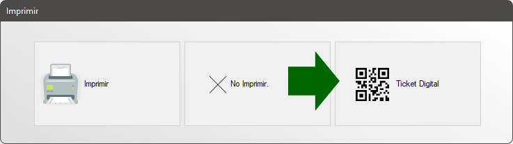 Envío del ticket a la nube