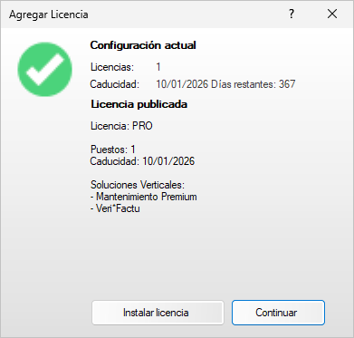 Renovación de licencia